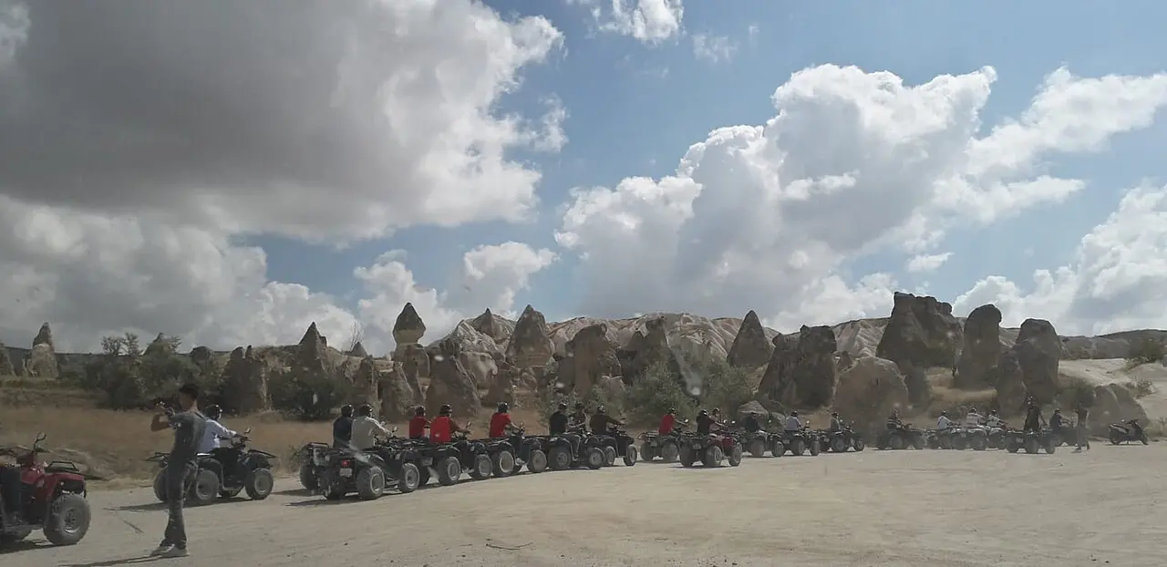 ATV safari in Göreme National Park, Cappadocia.